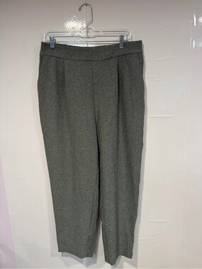 Gray Tailored Prologue Straight-Leg Dress Pants